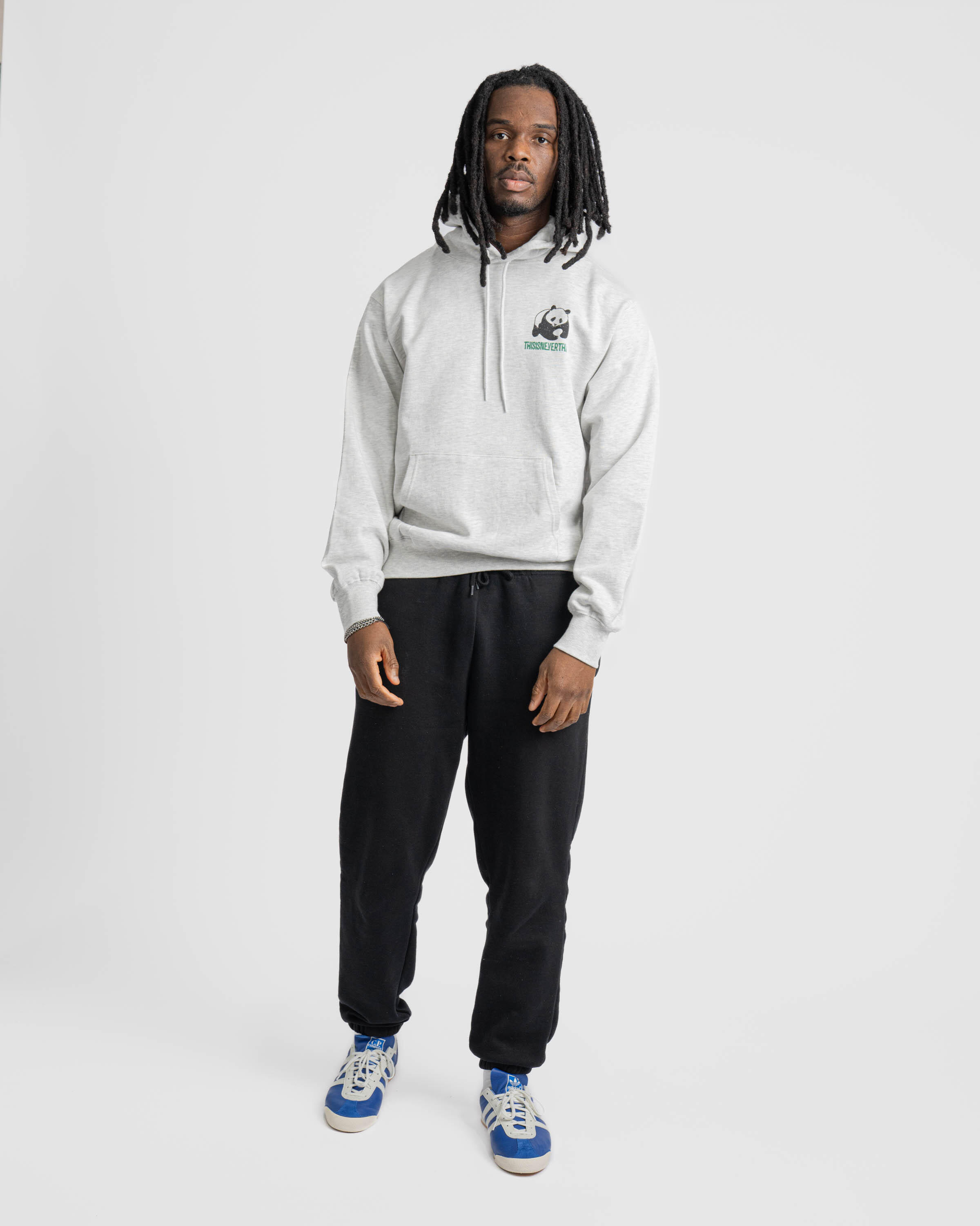 【THISISNEVERTHAT】パンダパーカーオートミール thisisneverthat-panda-hoodie-